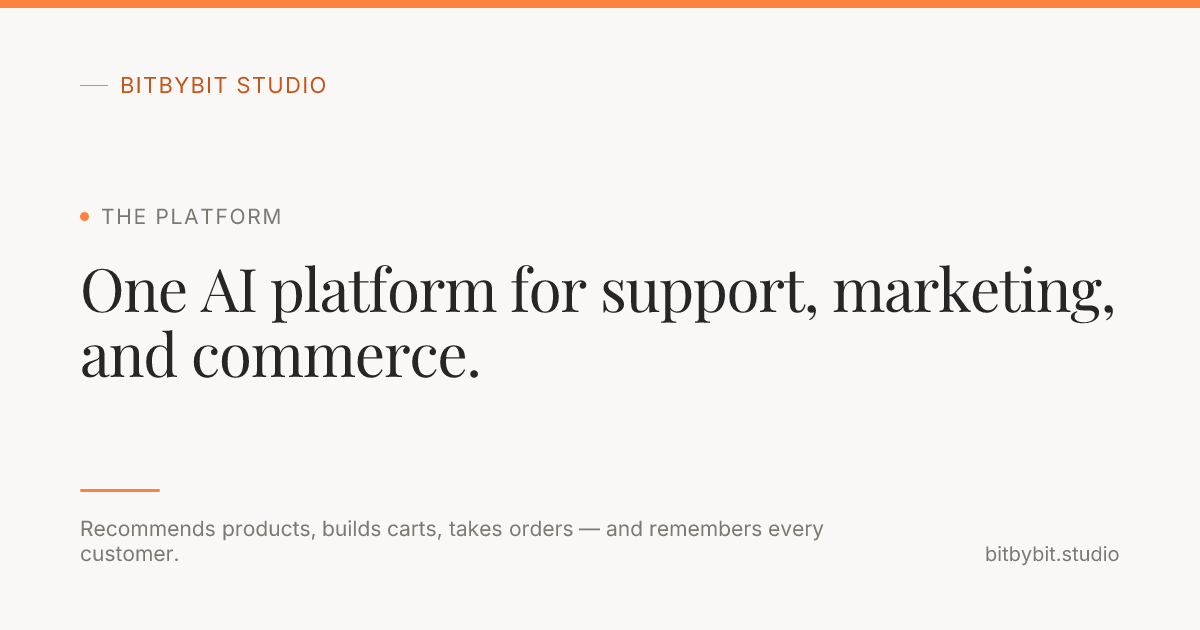 Complete AI commerce platform for Shopify | bitbybit Studio